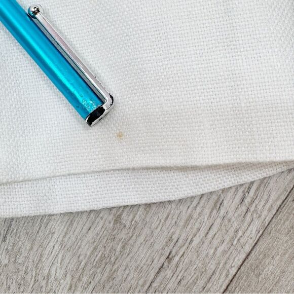 Lauren Ralph Lauren Linen Sailor Button Wide Leg Crop Trouser Pants White 6 - Picture 9 of 14